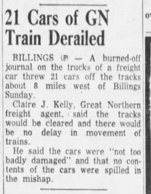 Clipping from The Missoulian